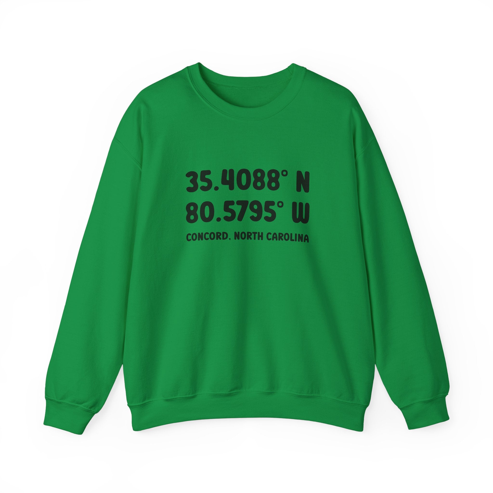 Concord North Carolina NC Coordinance Crewneck Sweatshirt