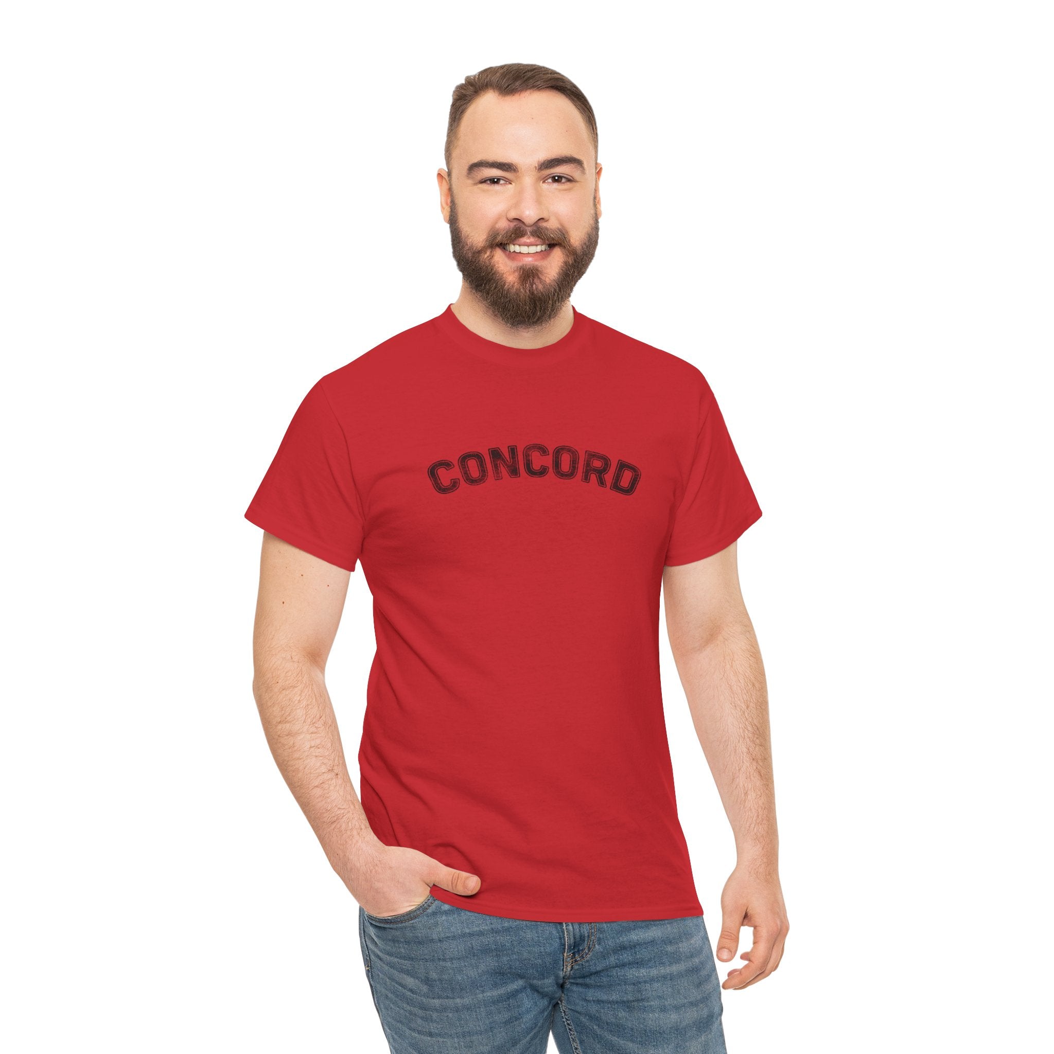 Concord North Carolina NC Curved Unisex T-Shirt