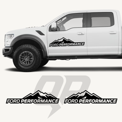 Ford Raptor Perfomance Decal Off Road Decal Graphic Kit - Set of 2