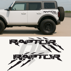 Ford Bronco Raptor Fender Decal Set