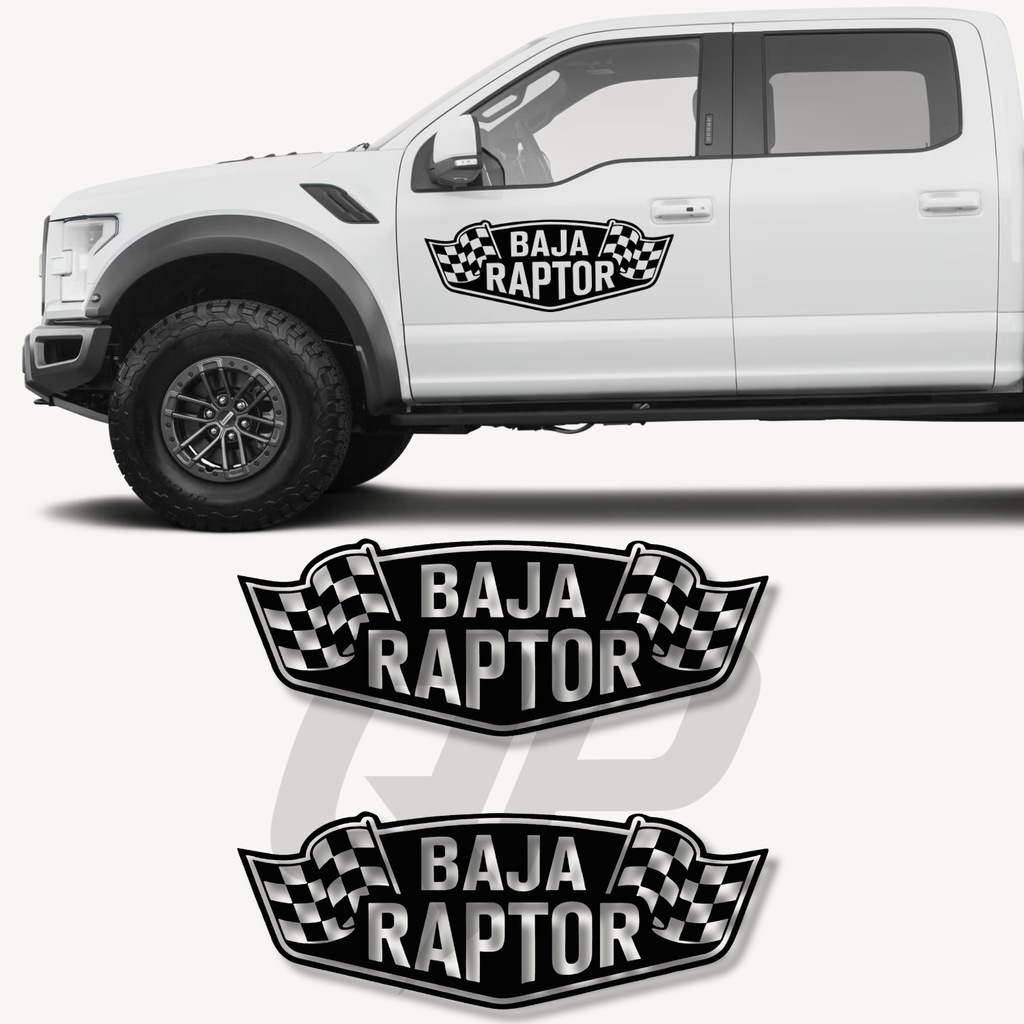 Ford Raptor Baja Off-Road Decal Kit | Premium Vinyl Graphics 2PC