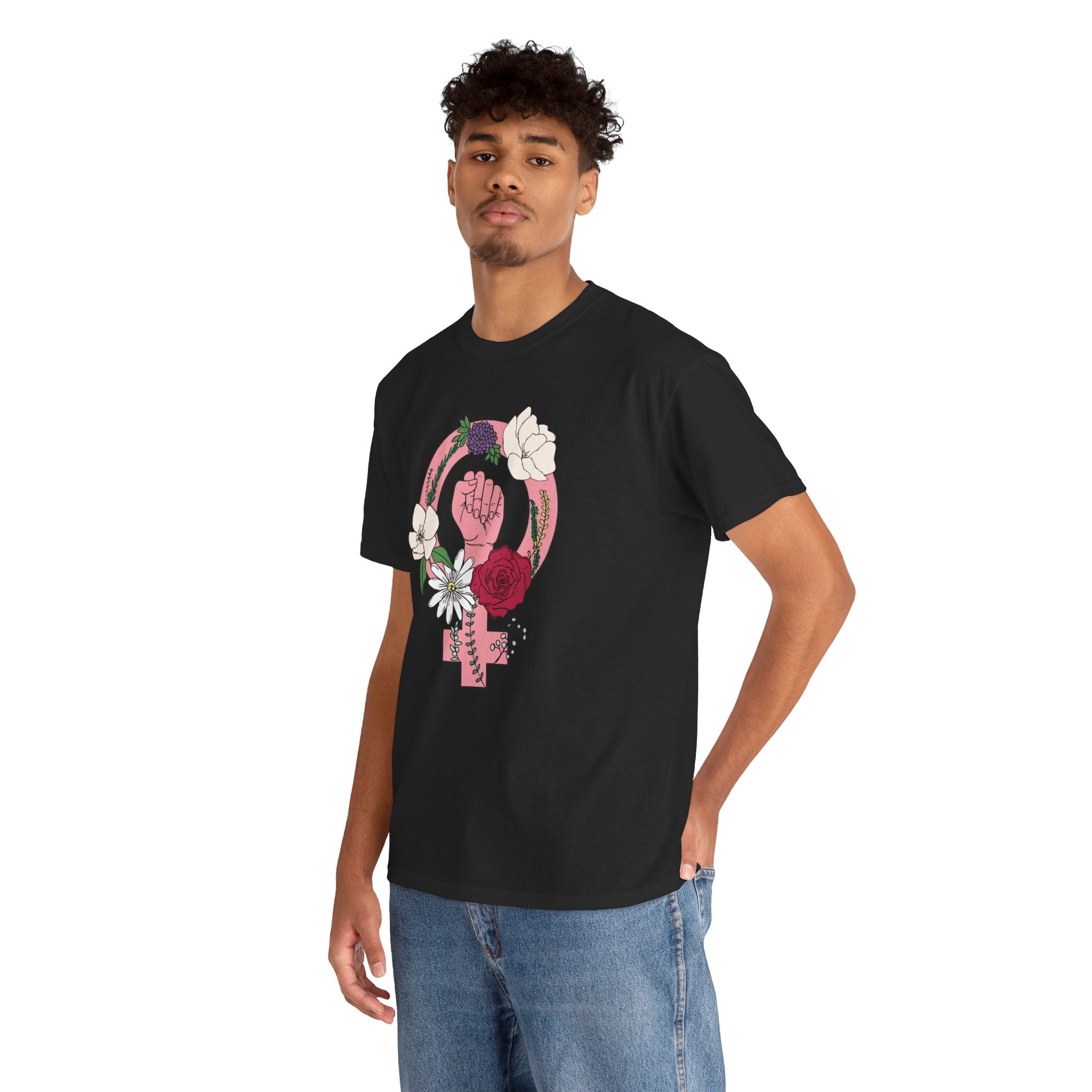 Women's Rights Feminist Girl Heavy Cotton T-Shirt