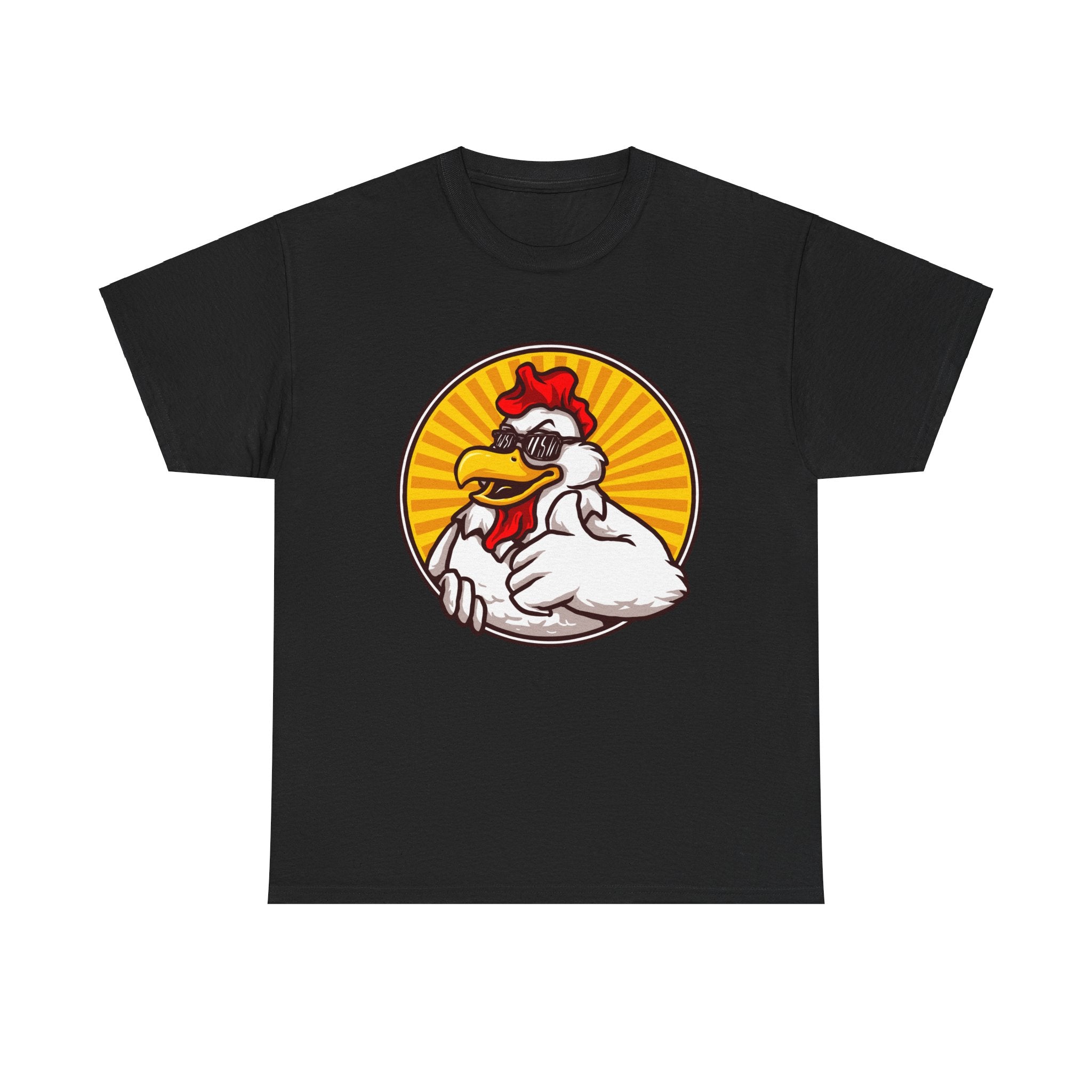 Thumbs Up Chicken Funny Unisex Graphic Novelty T-Shirt