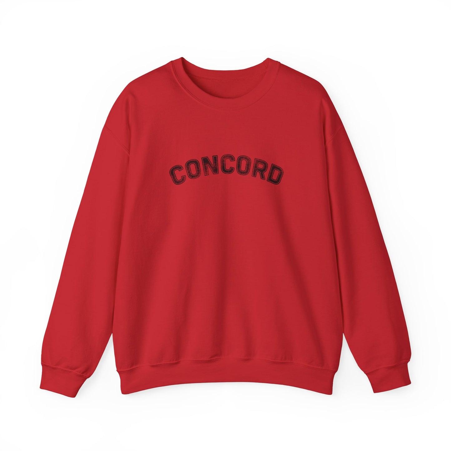 Concord North Carolina NC Curved Crewneck Sweatshirt