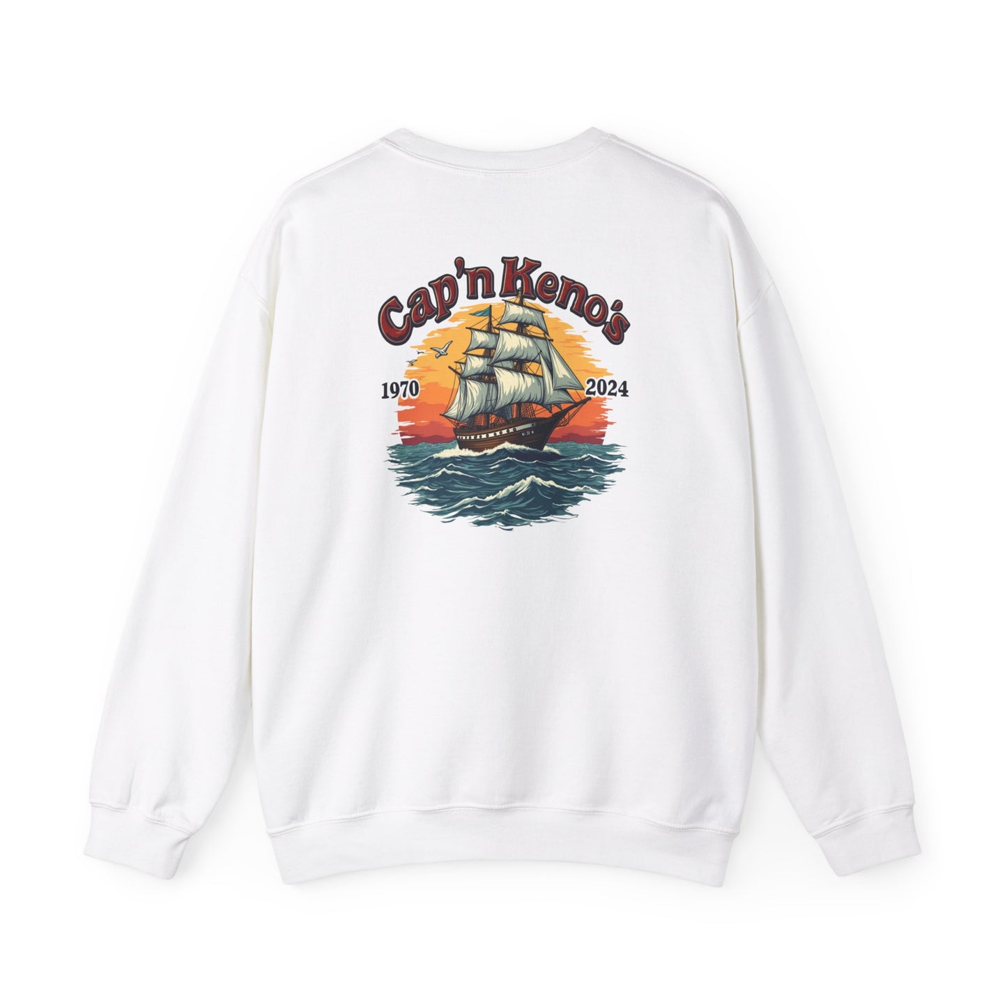 Cap'n Kenos Encinitas California Tribute Sailor Graphic Unisex Sweatshirt