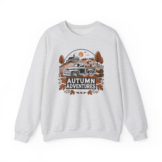 Autumn Adventures Vintage Truck Sweatshirt