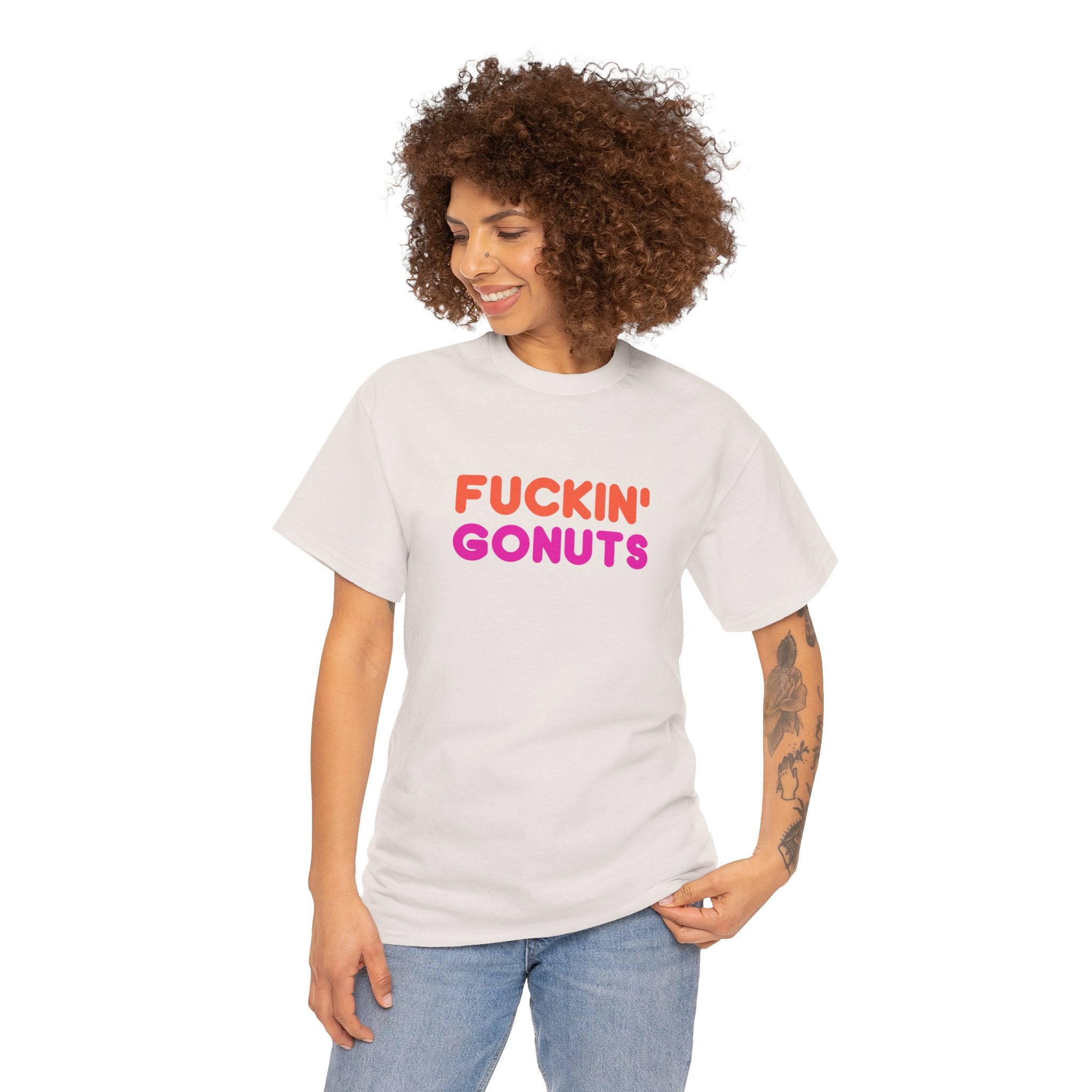 Funny Fuckin' Gonuts Dunkin Meme Novelty Graphic Tee