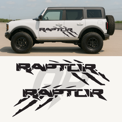 Ford Bronco Raptor Full Side Graphic Decal Set