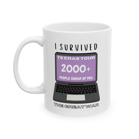 I Survived The Great War Taylor Concert Tickets Music Artist Ceramic Mug