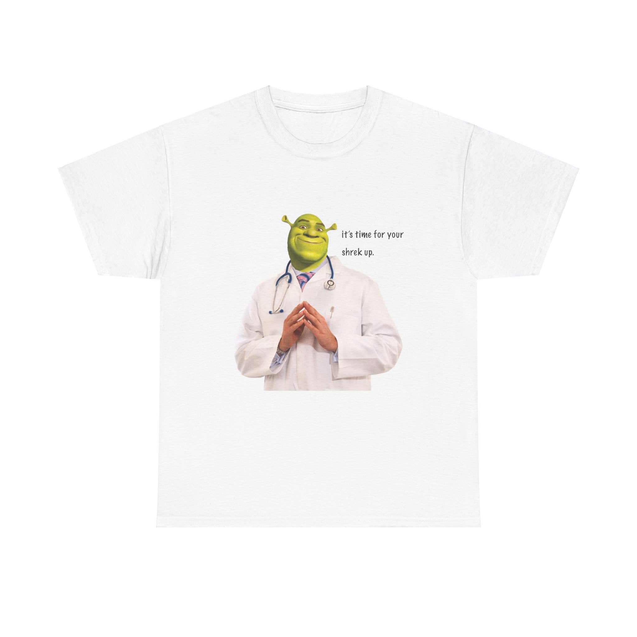 Funny Shrek Up Meme Unisex Graphic Novelty T-Shirt