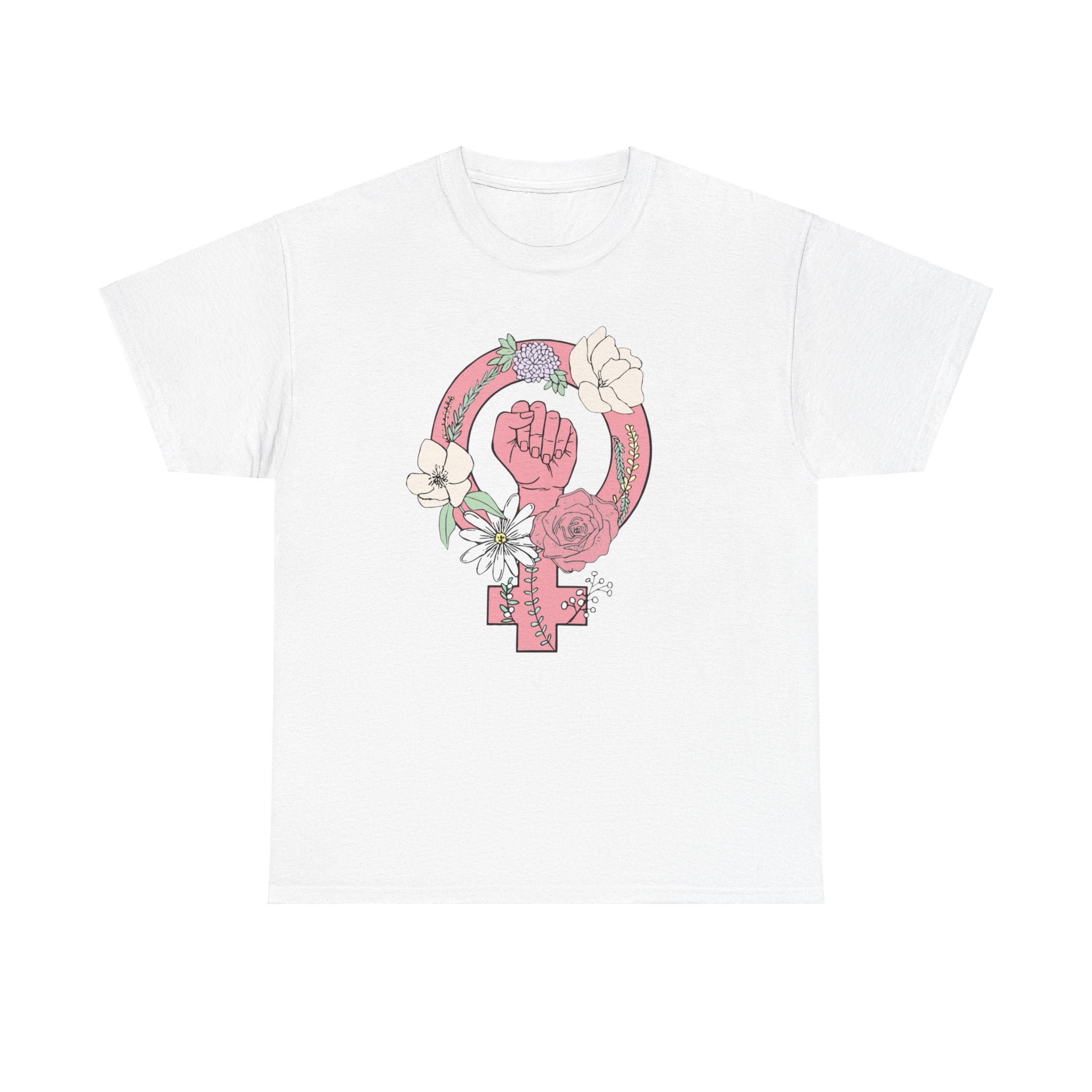 Women's Rights Feminist Girl Heavy Cotton T-Shirt