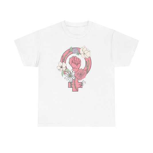 Women's Rights Feminist Girl Heavy Cotton T-Shirt