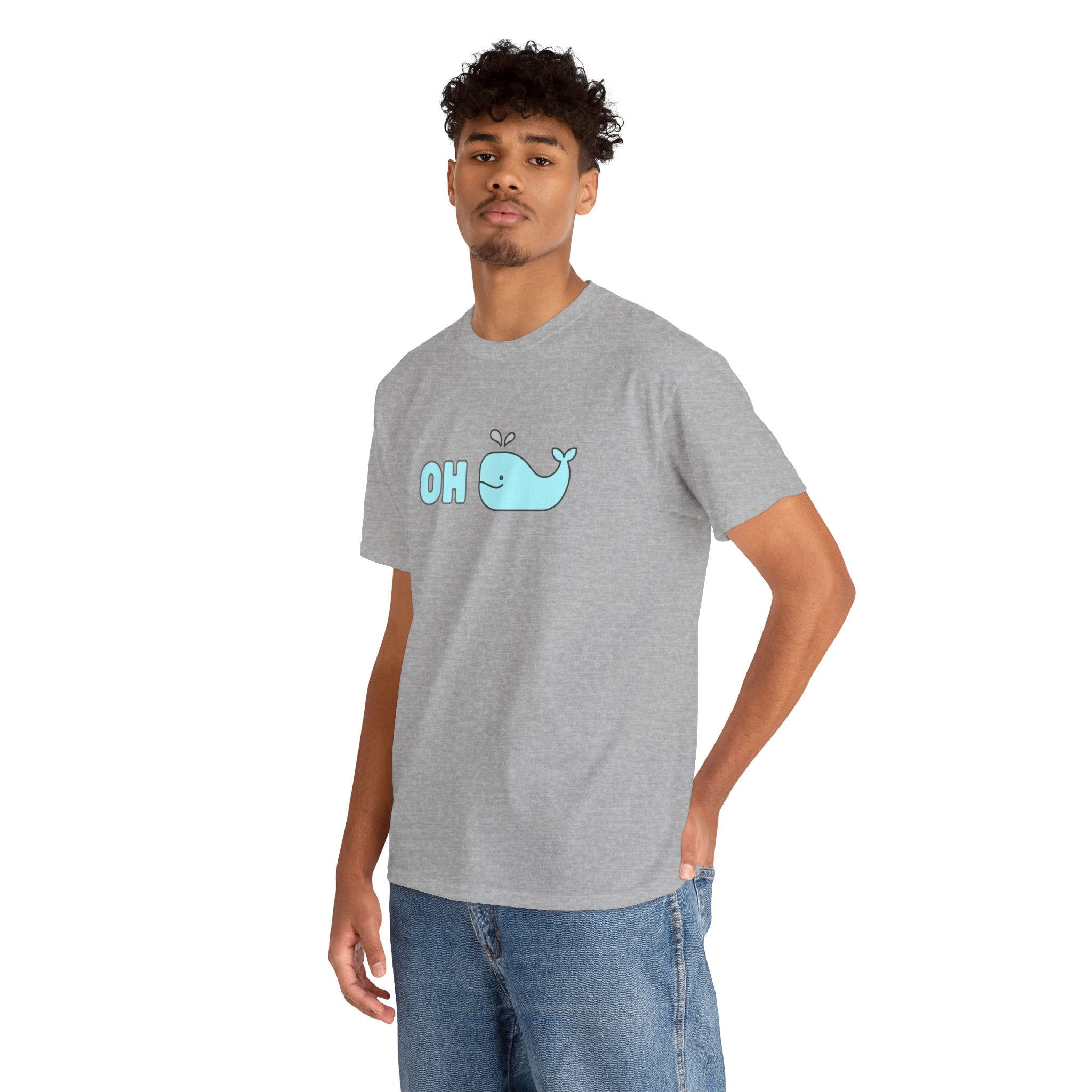 Oh Whale Funny Cute Graphic Novelty Gift Unisex T-Shirt