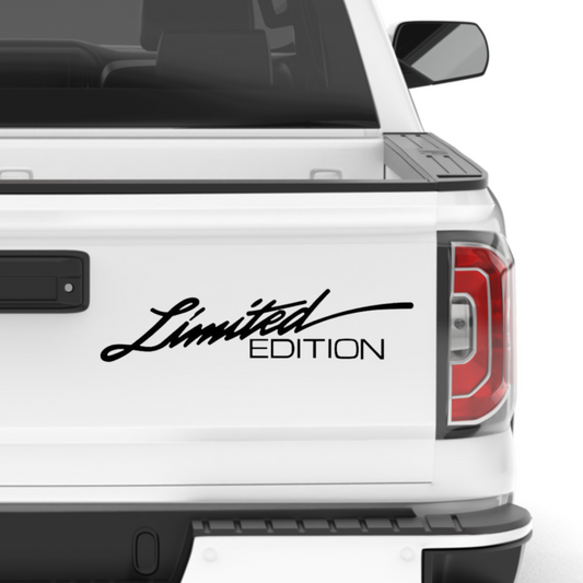Limited Edition Truck Car Decal Sticker