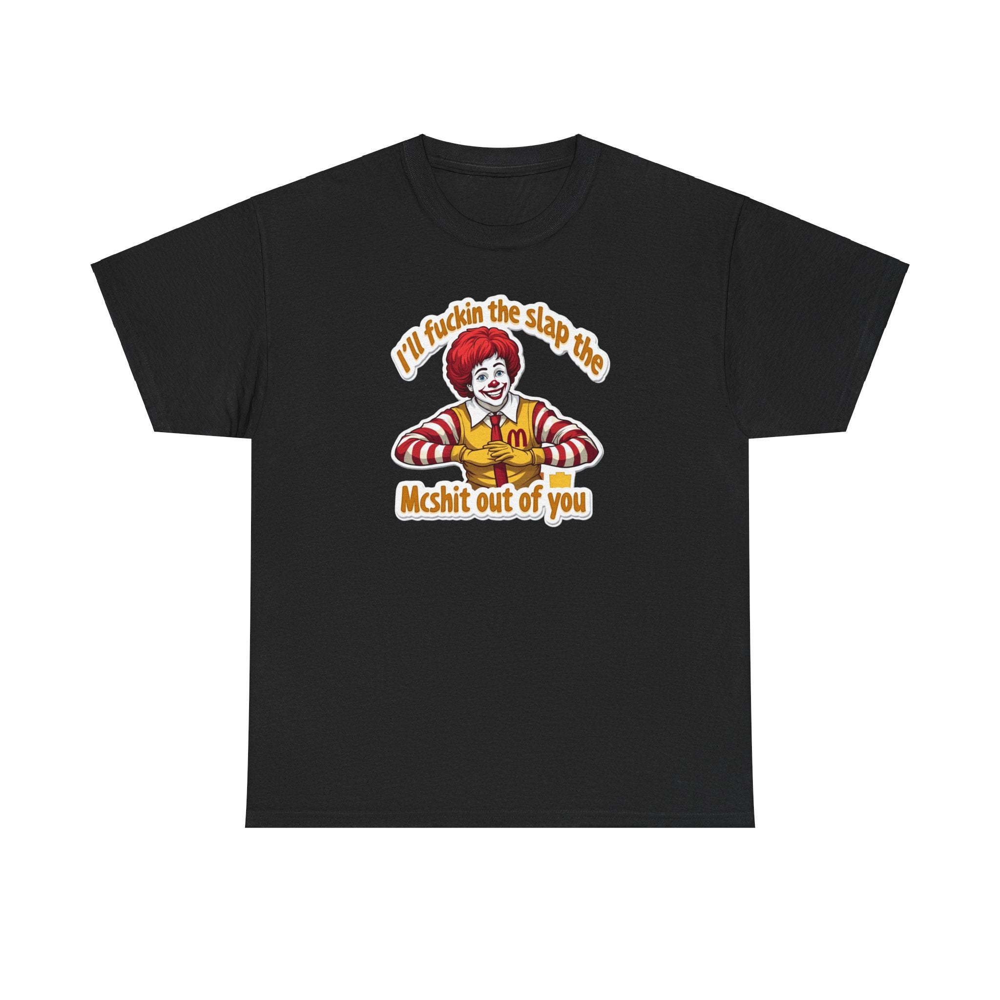 Funny McSlap Cartoon Humorous Unisex Tee, Graphic Meme Shirt