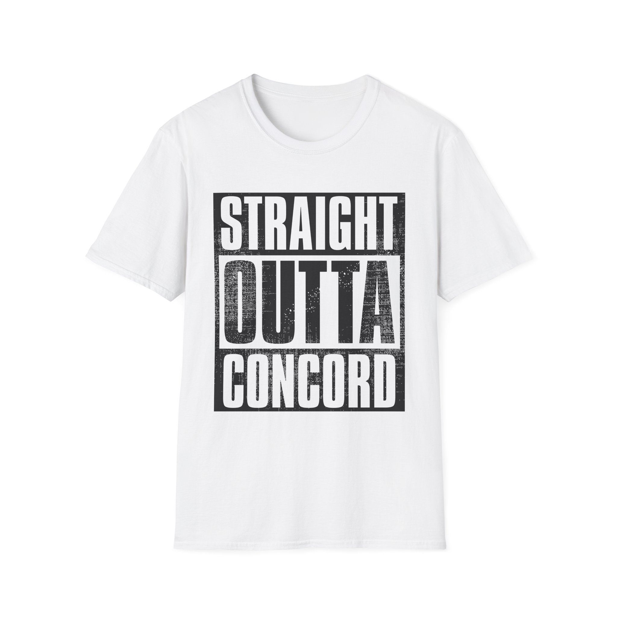 Straight Outta Concord North Carolina Mens Womens Souvenir T-Shirt