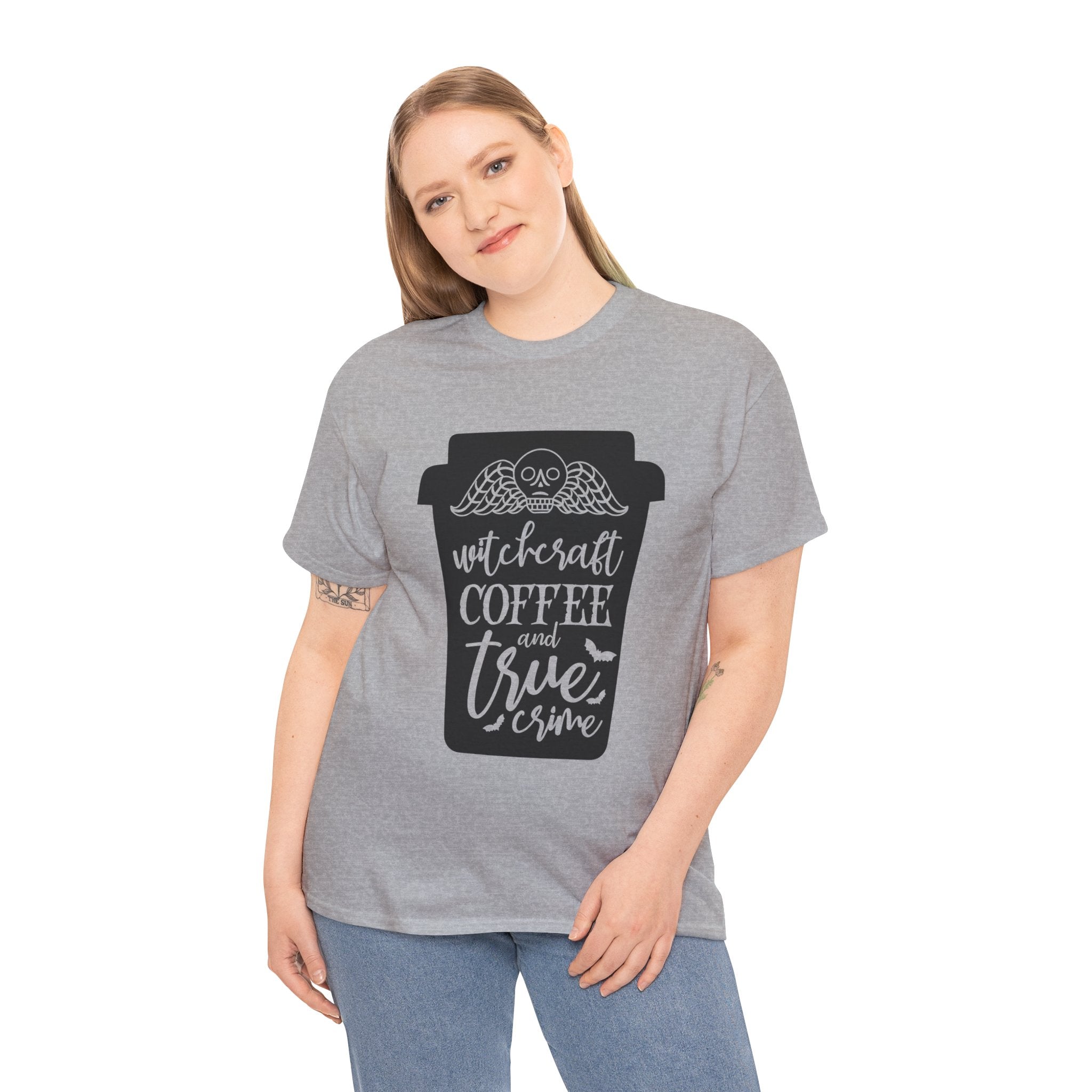 Copy of Witchcraft Coffee And True Crime Unisex Graphic Novelty Tee