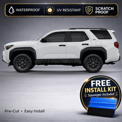 Toyota 4Runner Topographic Lower Body Decals - Topo Map Rocker Panel Kit Set of 2 (5th Gen, 2010-2024)