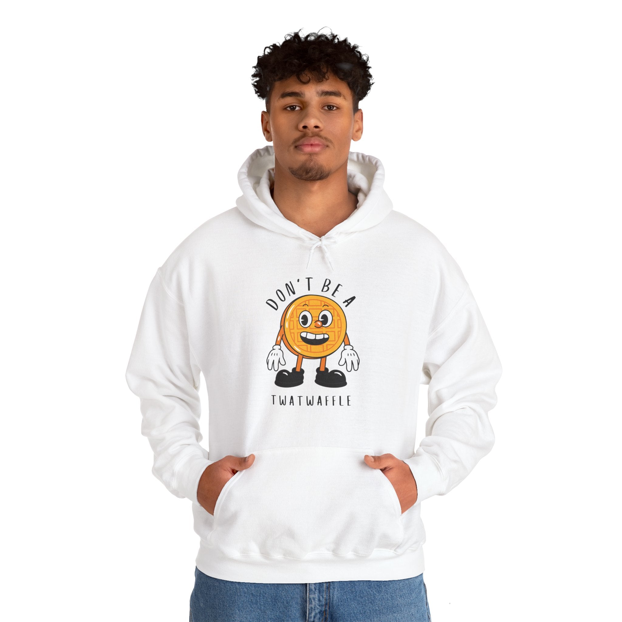 Funny Don't Be A Twatwaffle Waffle Unisex Graphic Novelty Hoodie