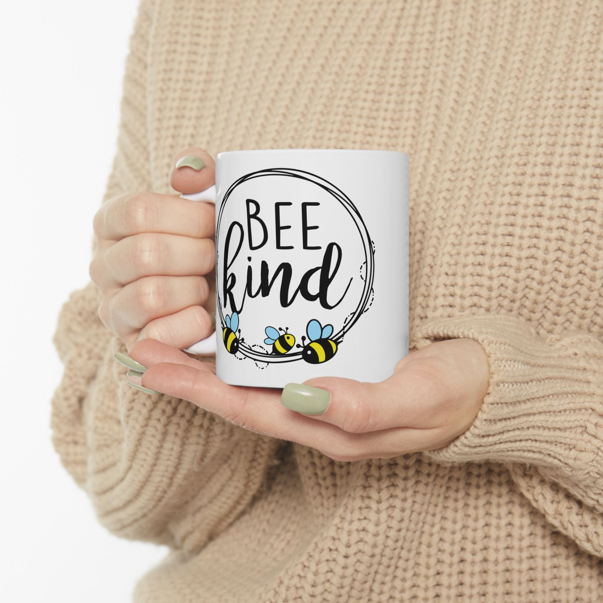 Bee Kind Cute Ceramic Coffee Mug