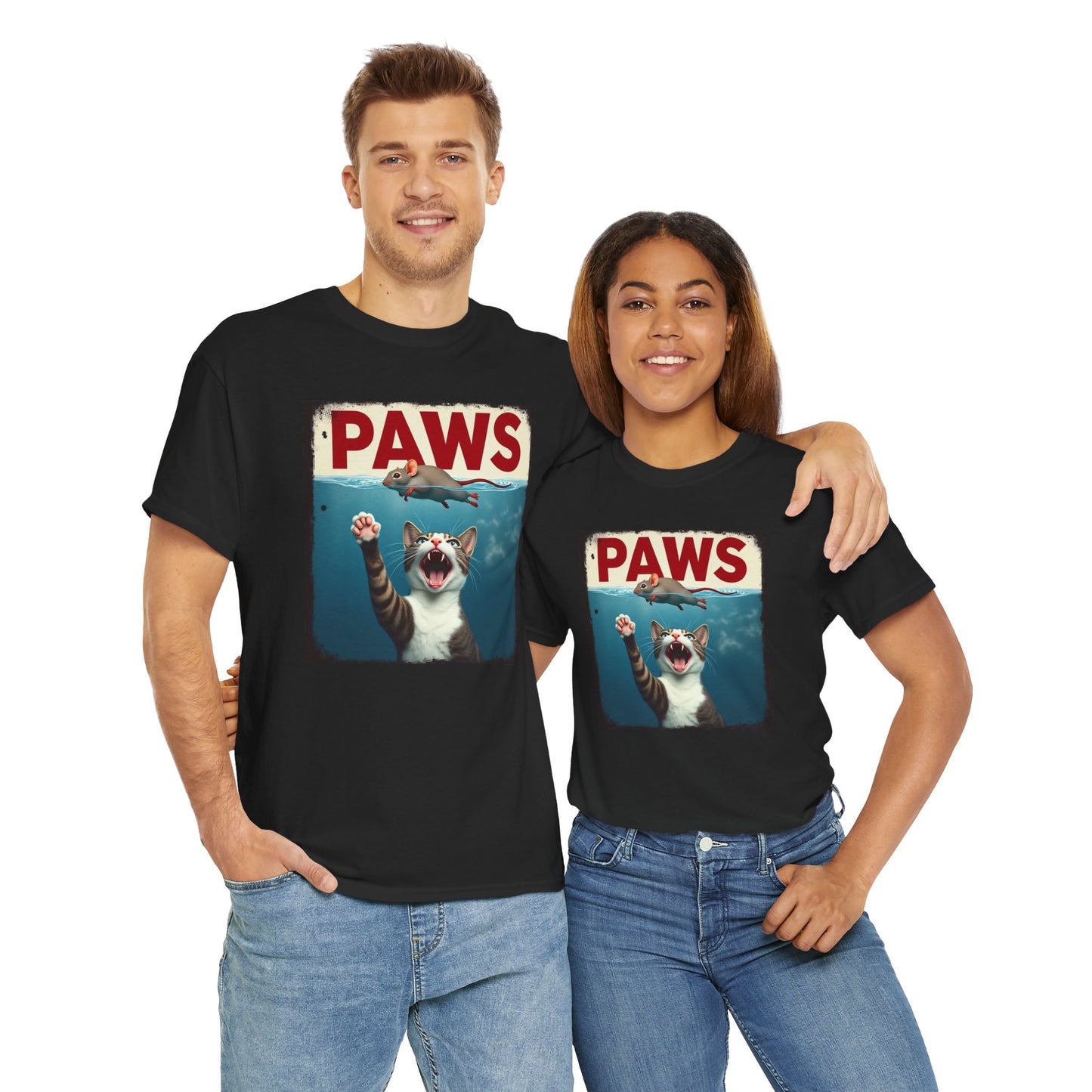 Funny Cute Kitten Paws Movie Spoof Kat Meme Unisex T-Shirt