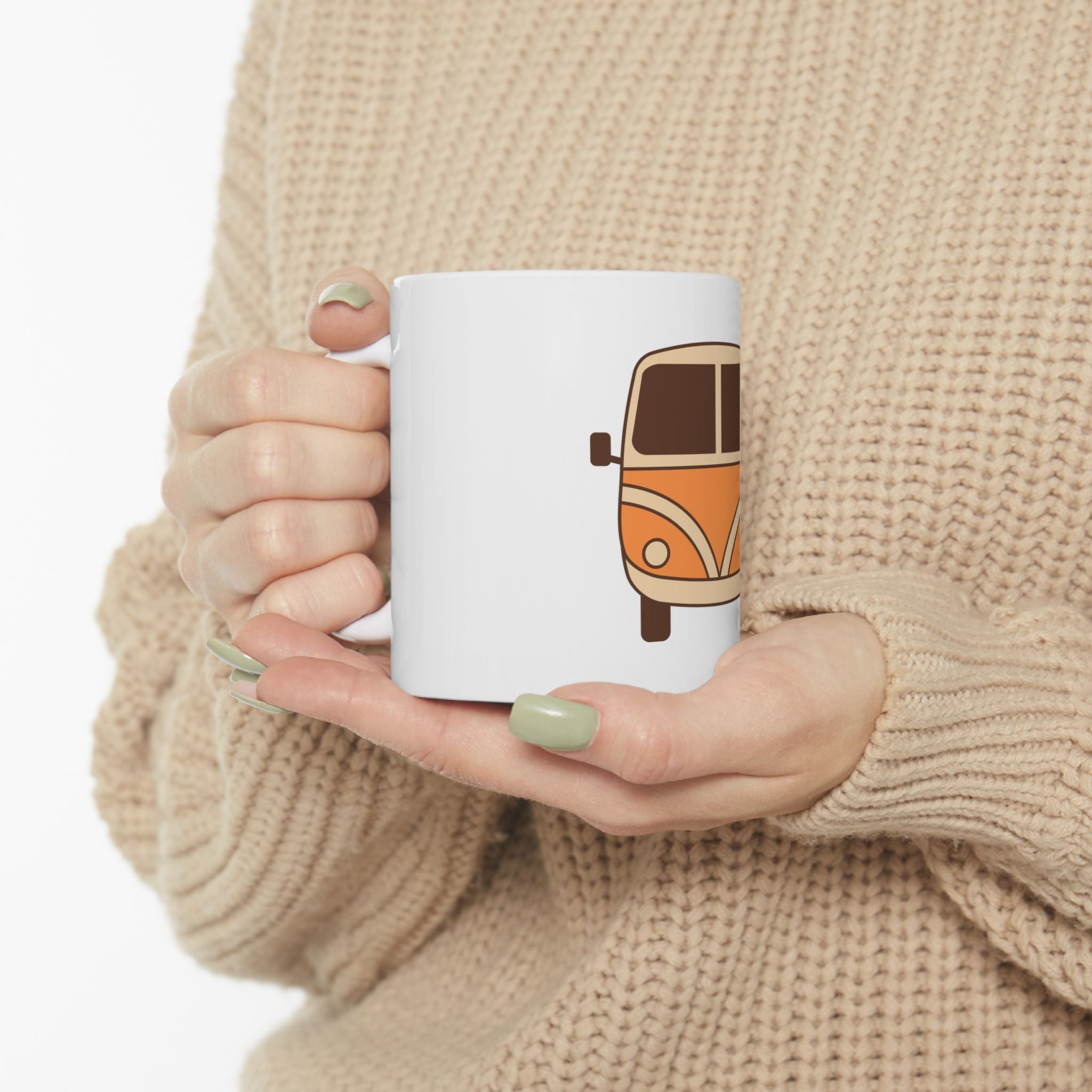 Vintage Retro Bus Ceramic Coffee Mug