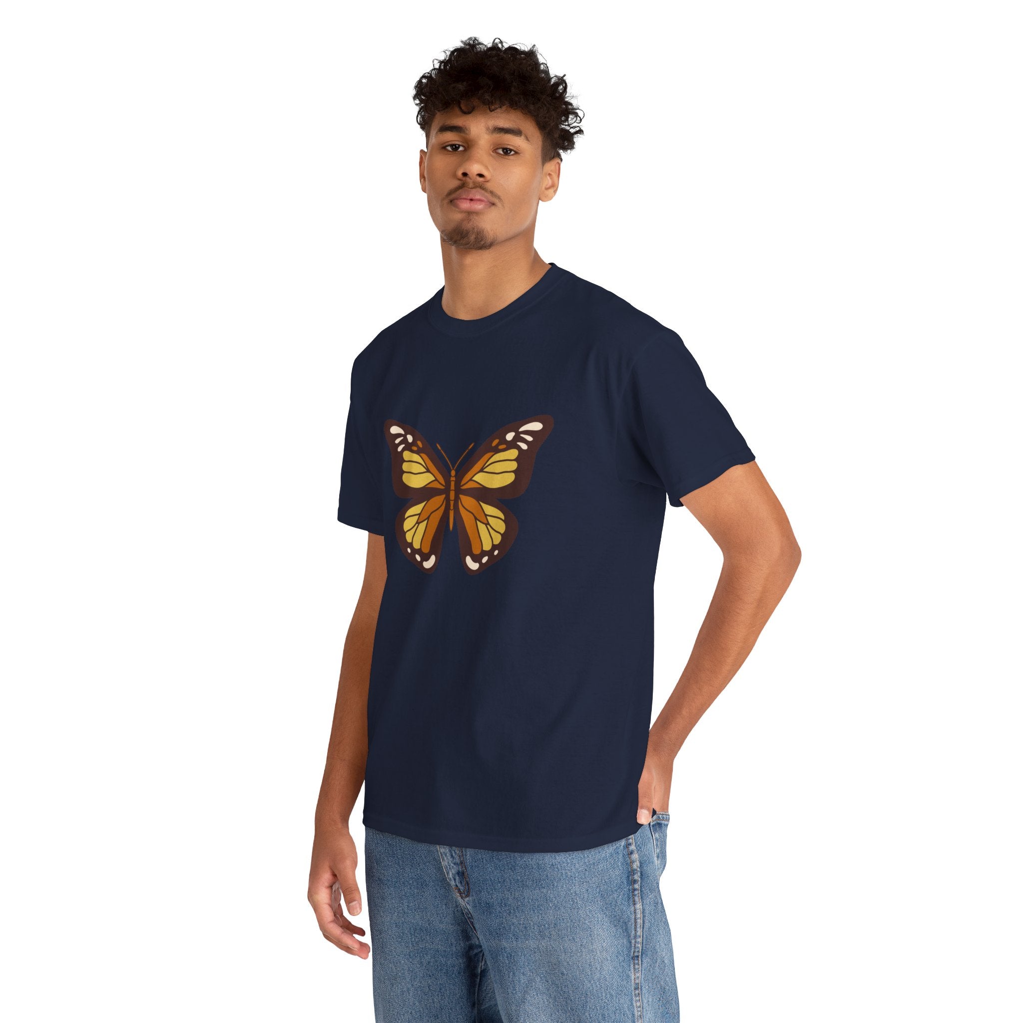 Cute Boho Retro Butterfly Unisex Graphic Novelty Shirt Tee