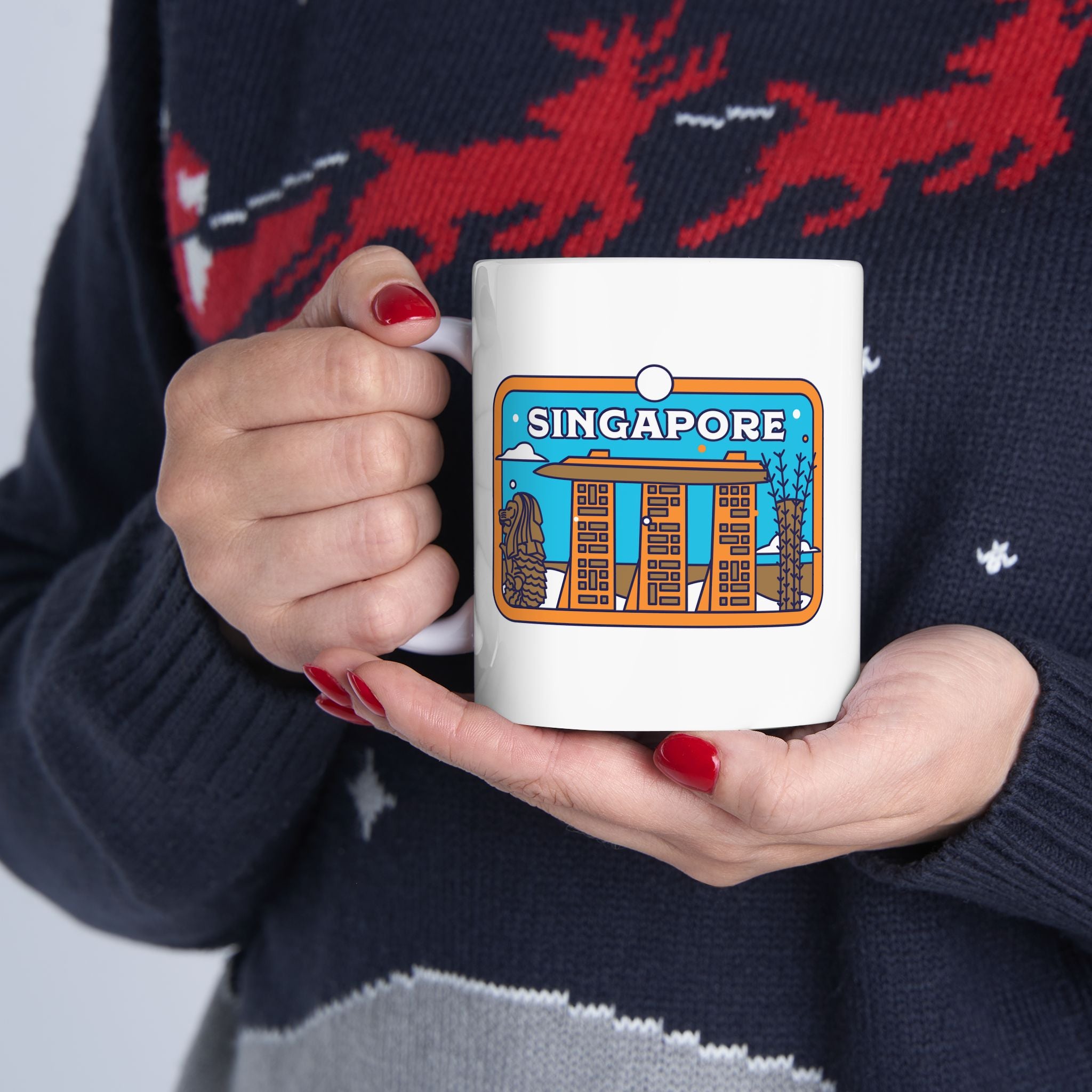 Singapore Souvenir Travel Ceramic Coffee Mug