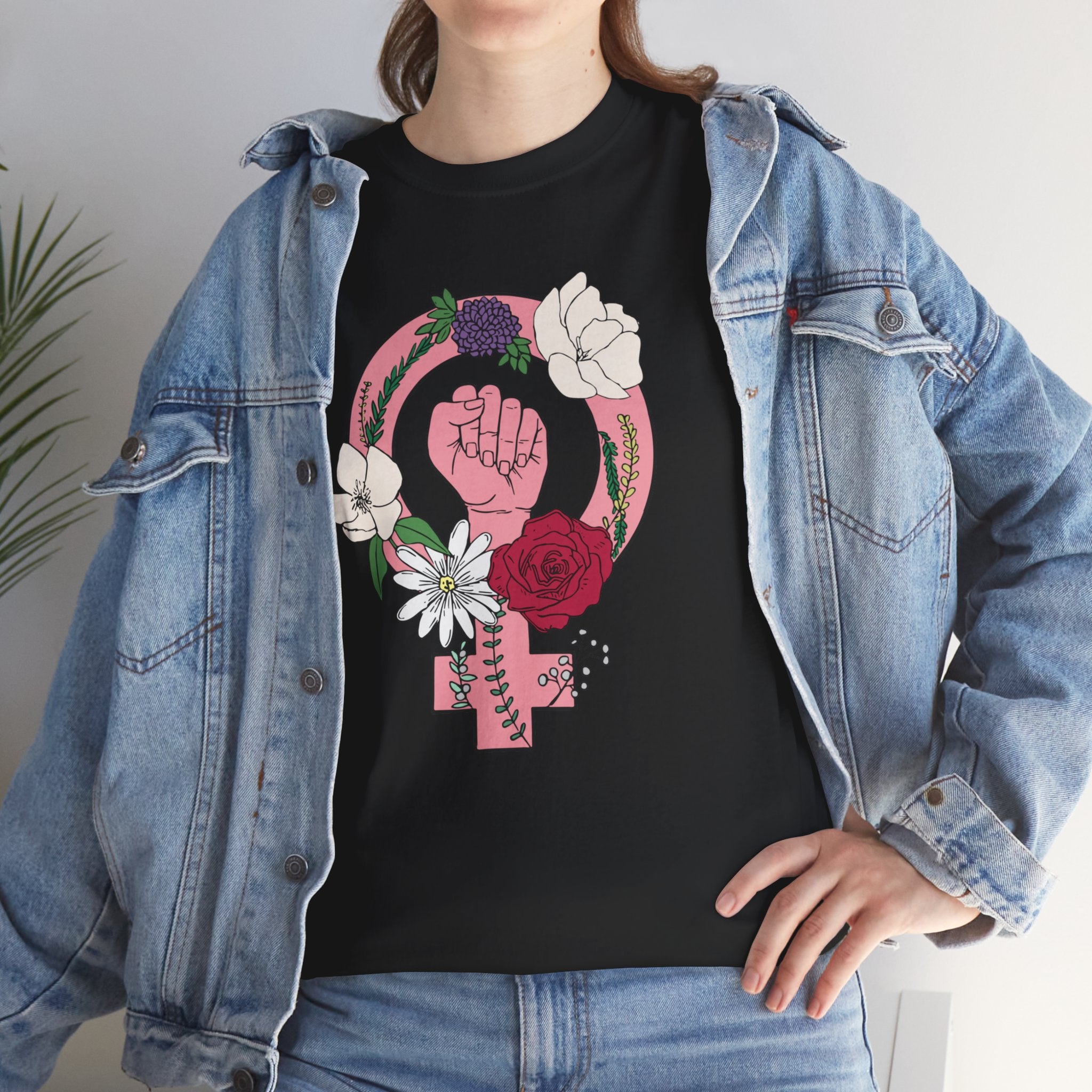 Women's Rights Feminist Girl Heavy Cotton T-Shirt