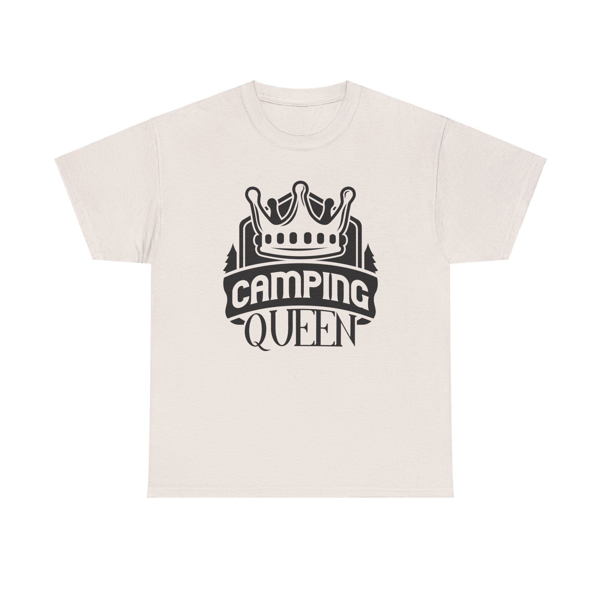 Women's Graphic T-Shirt Camping Queen Hiking Outdoors GF Wife Gift Tee