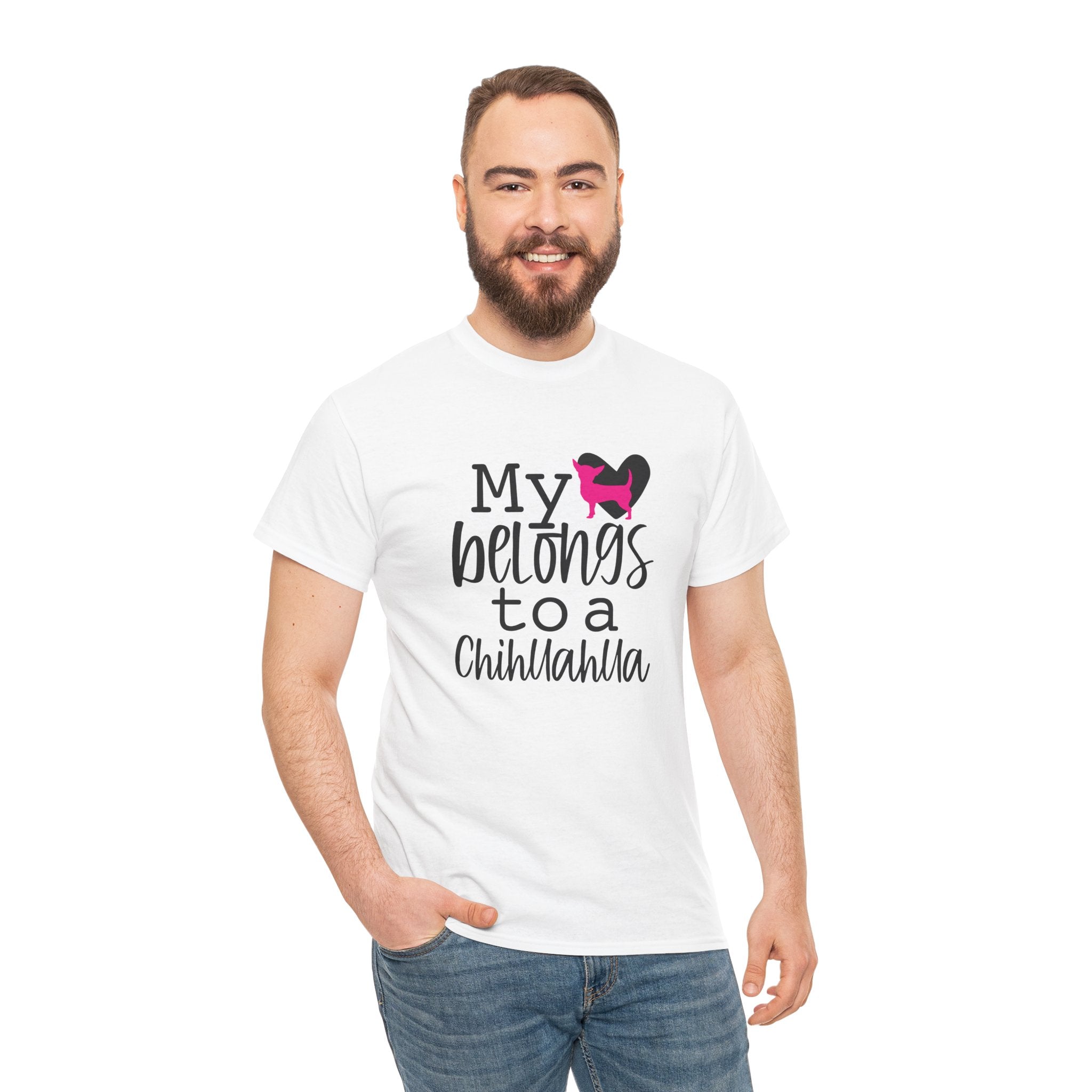 My Heart Belongs To A Chihuahua Dog Lover Gift Unisex Graphic Novelty Tee