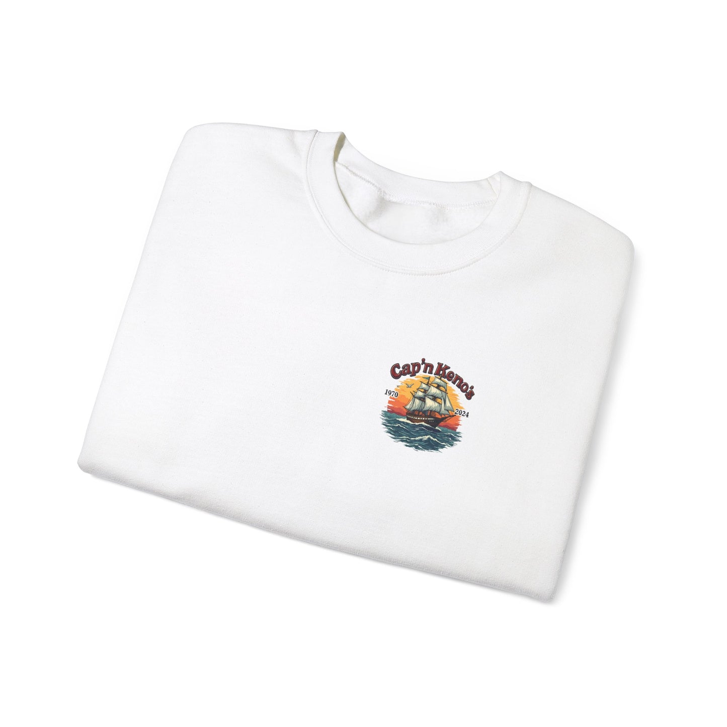 Cap'n Kenos Encinitas California Tribute Sailor Graphic Unisex Sweatshirt