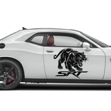 SRT Hellcat Tiger Decal Sticker – Dodge Challenger & Charger Vinyl Graphic – Muscle Car Window or Hood Sticker 6