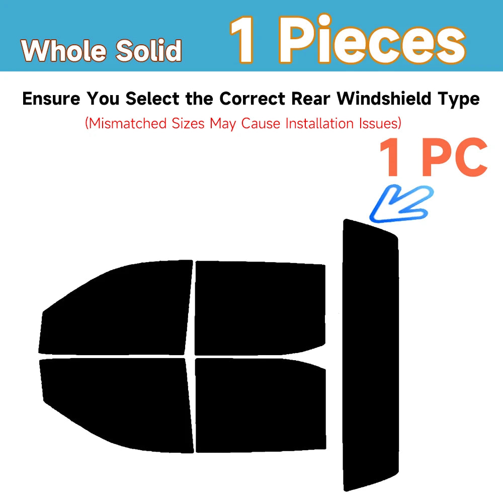 Precut Window Tint Kit for RAM 2500 / 3500 Crew Cab (2010–2025) | UV Block & Privacy Film