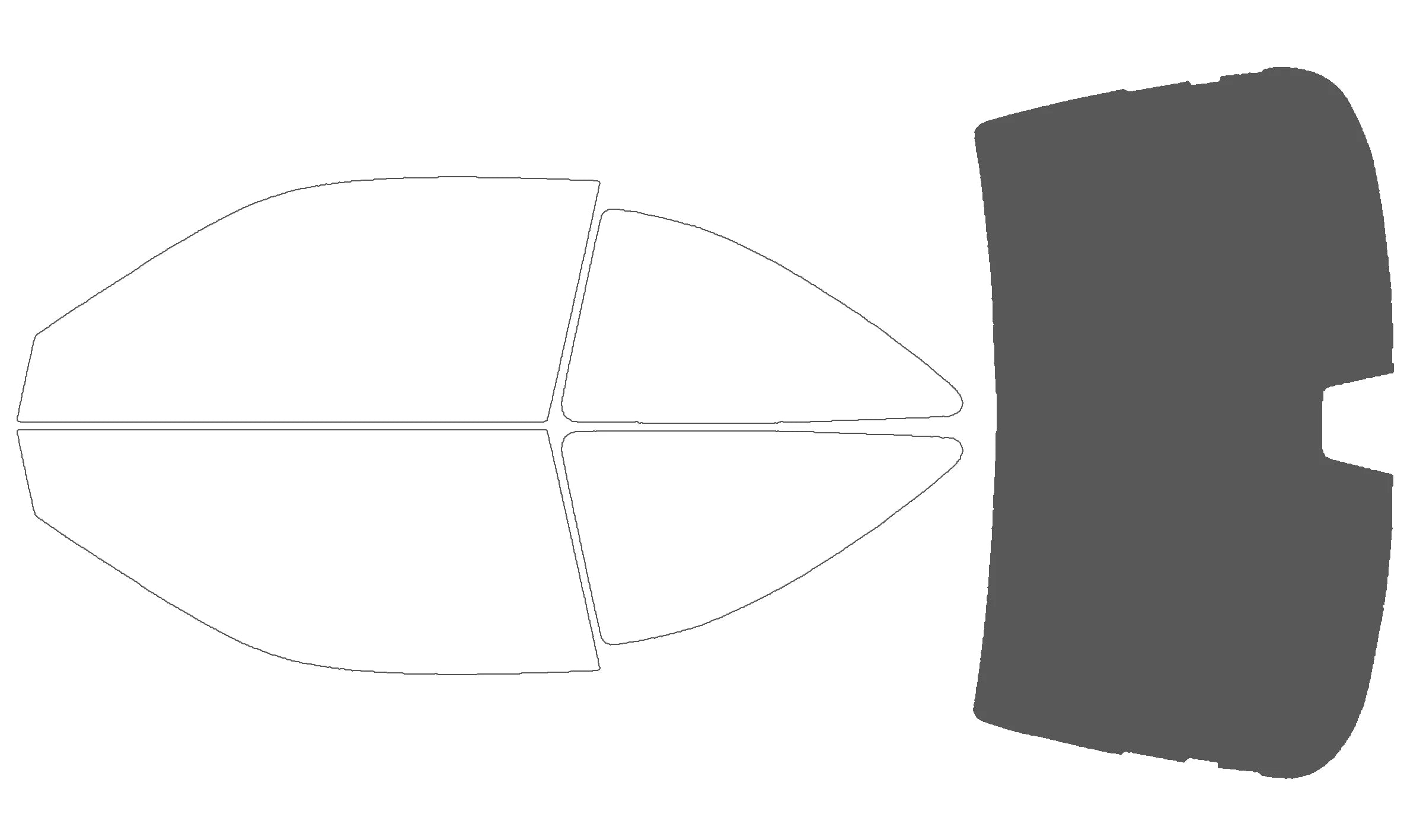 Precut Window Tint Kit for Honda Civic Coupe (1996–2000) | UV Block & Privacy Film