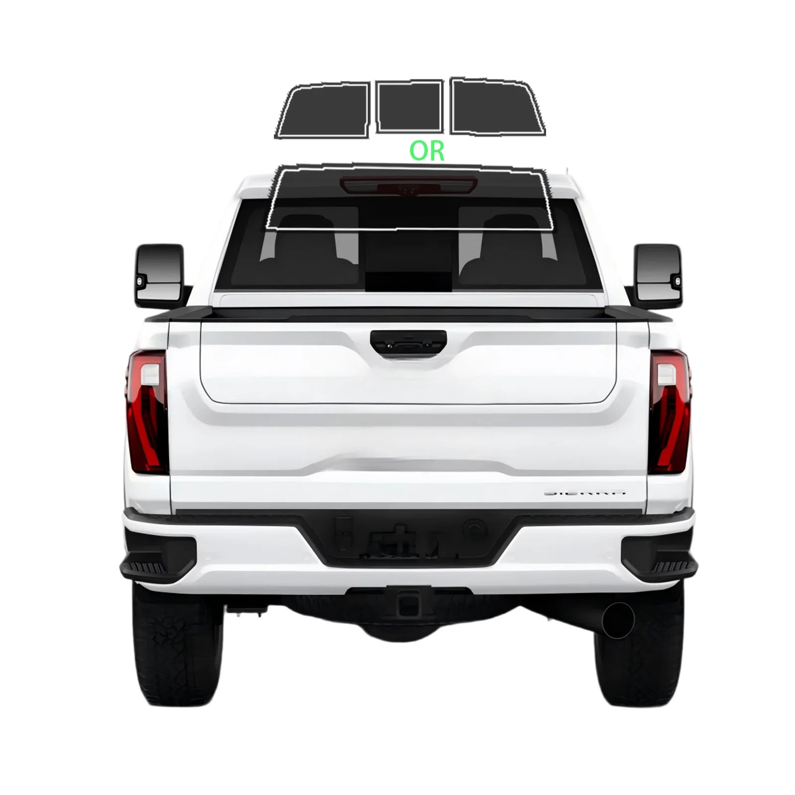 Precut Window Tint Kit for GMC Sierra / Chevy Silverado | UV Block & Privacy Film