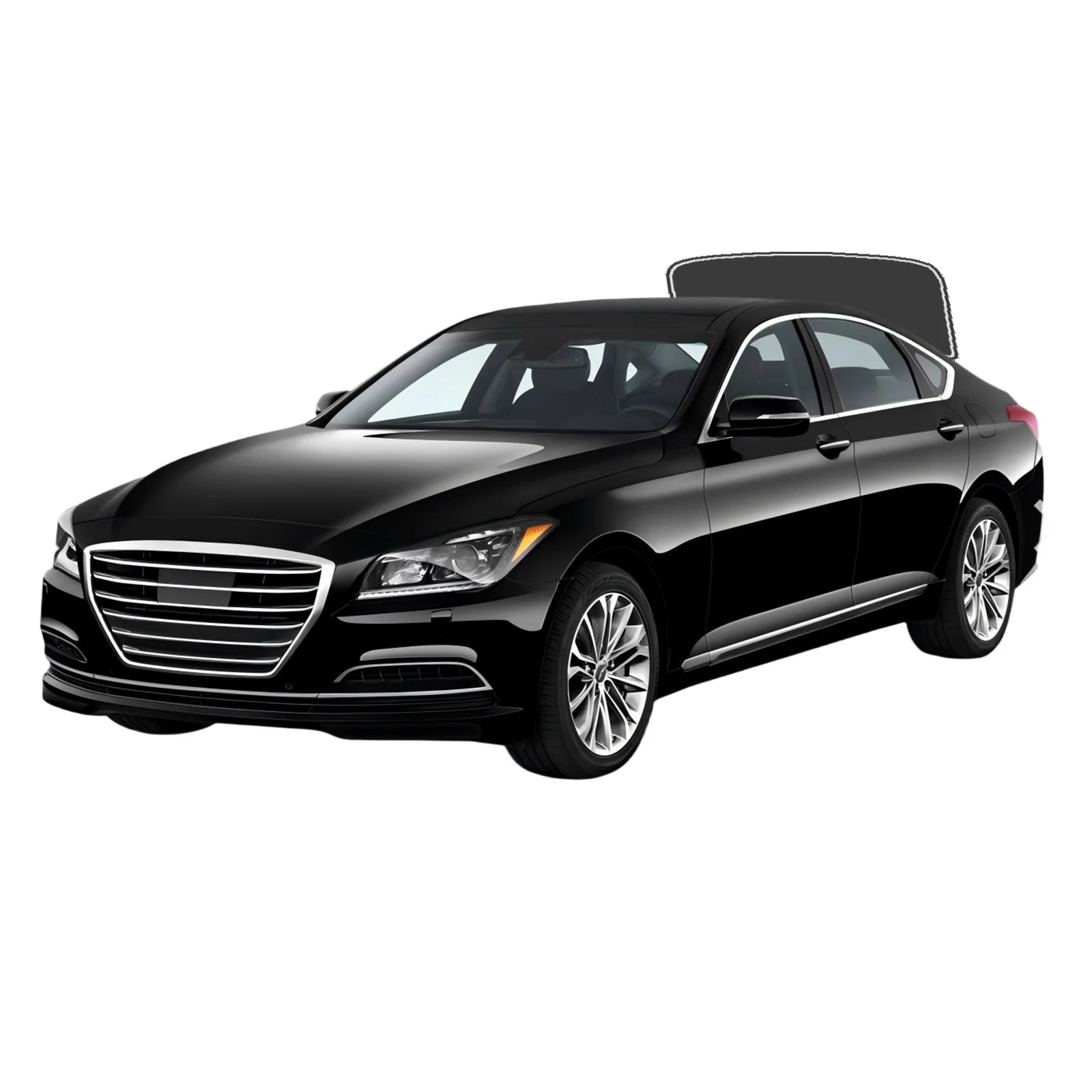 Precut Window Tint Kit for Hyundai Genesis Sedan (2009–2016) | UV Block & Privacy Film