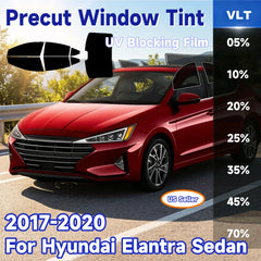 Precut Window Tint Kit for Hyundai Elantra Sedan (2017–2020) | UV Block & Privacy Film