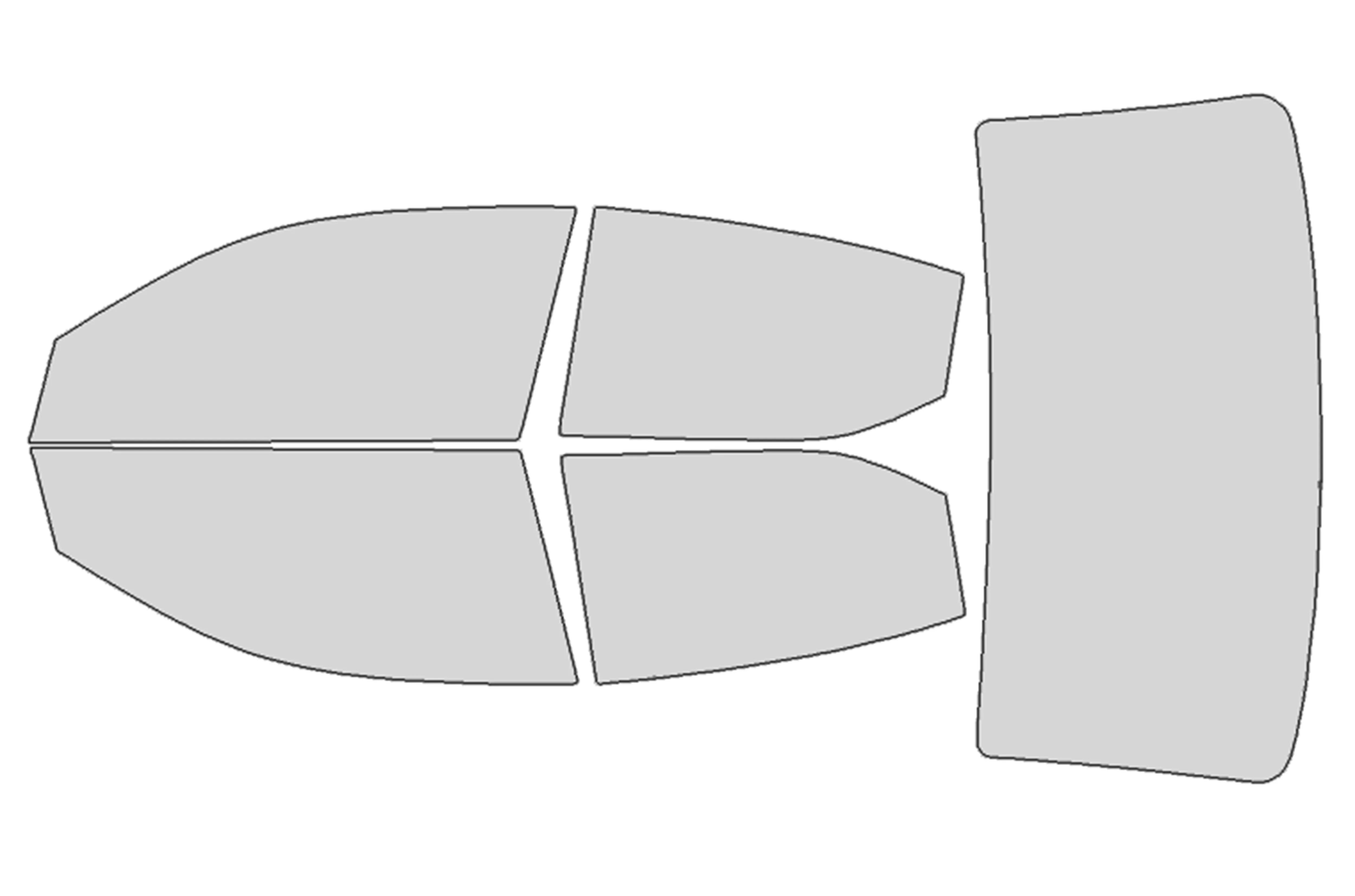 Precut Window Tint Kit for Dodge Avenger Sedan (2008–2014) | UV Block & Privacy Film