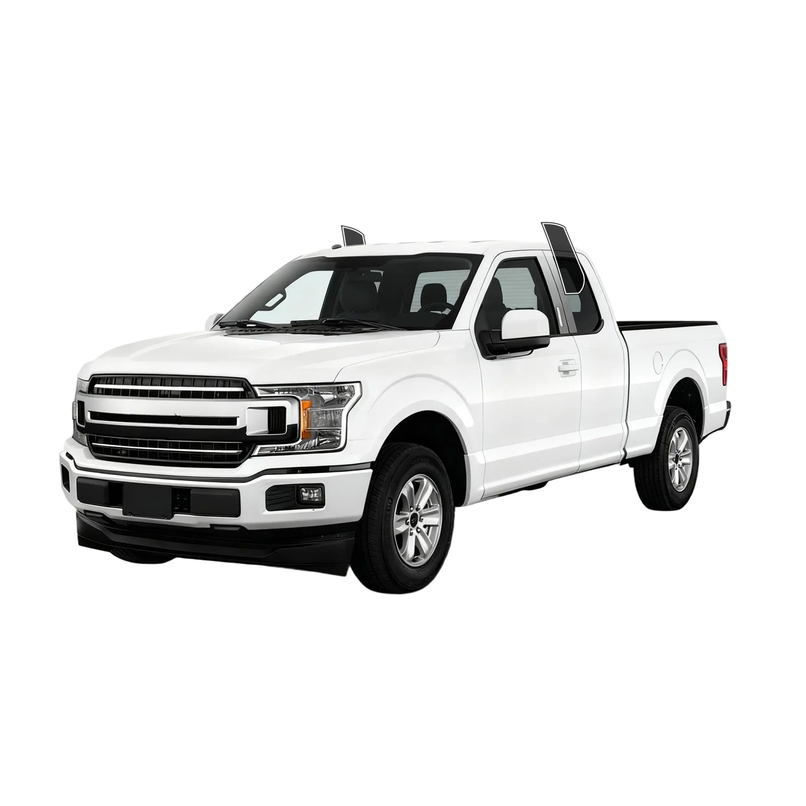 Precut Window Tint Kit for Ford F-150 Extended Cab (2015–2020) | UV Block & Privacy Film
