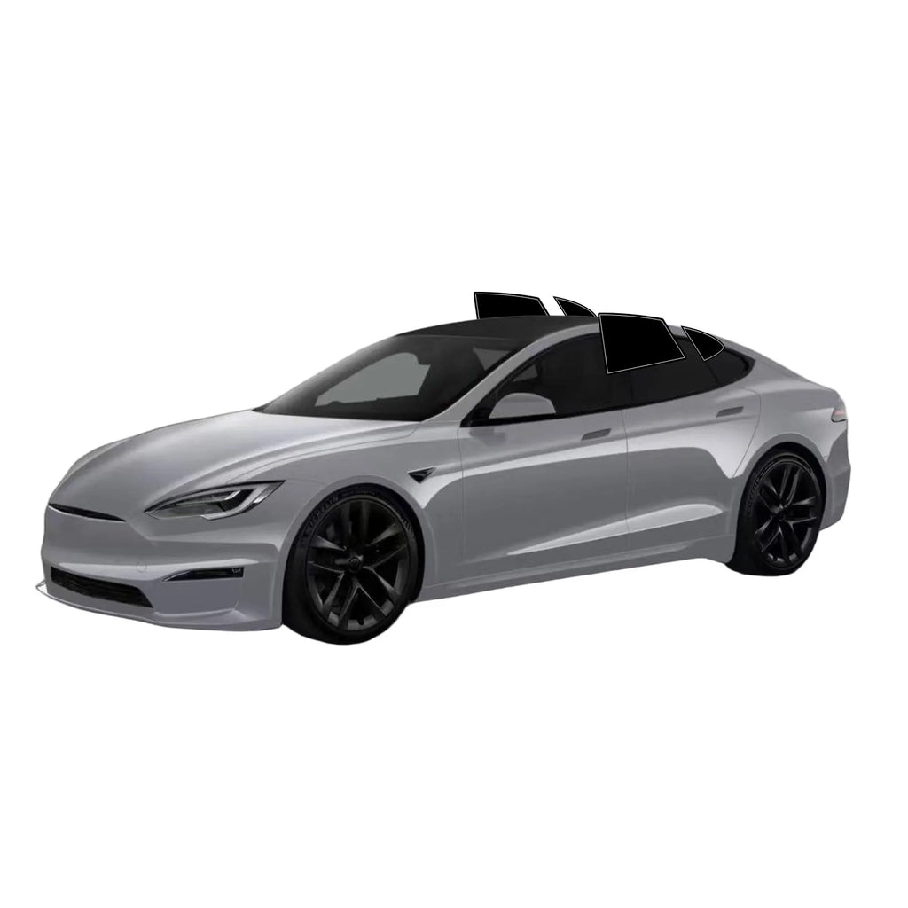 Precut Window Tint Kit for Tesla Model S (2012–2026) | UV-IR Block & Privacy Film