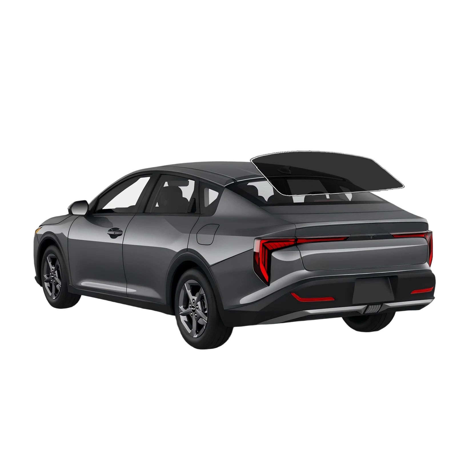 Precut Window Tint Kit for Kia K4 (2025–2026) | UV-IR Block & Privacy Film