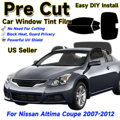 Precut Window Tint Kit for Nissan Altima Coupe (2007–2012) | UV Block & Privacy Film