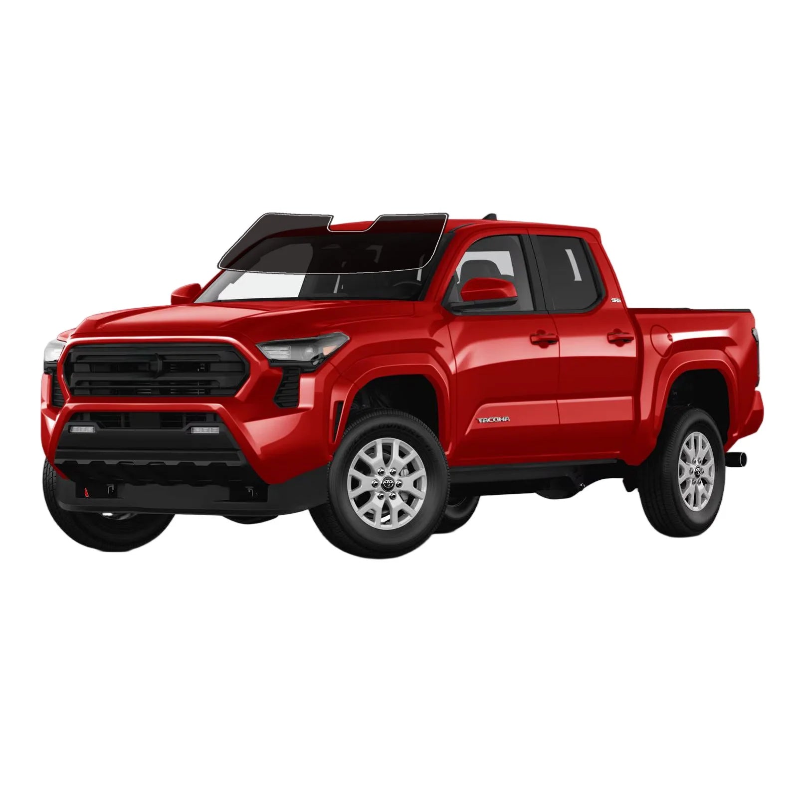 Precut Window Tint Kit for Toyota Tacoma Double Cab (2024–2026) | UV Block & Privacy Film