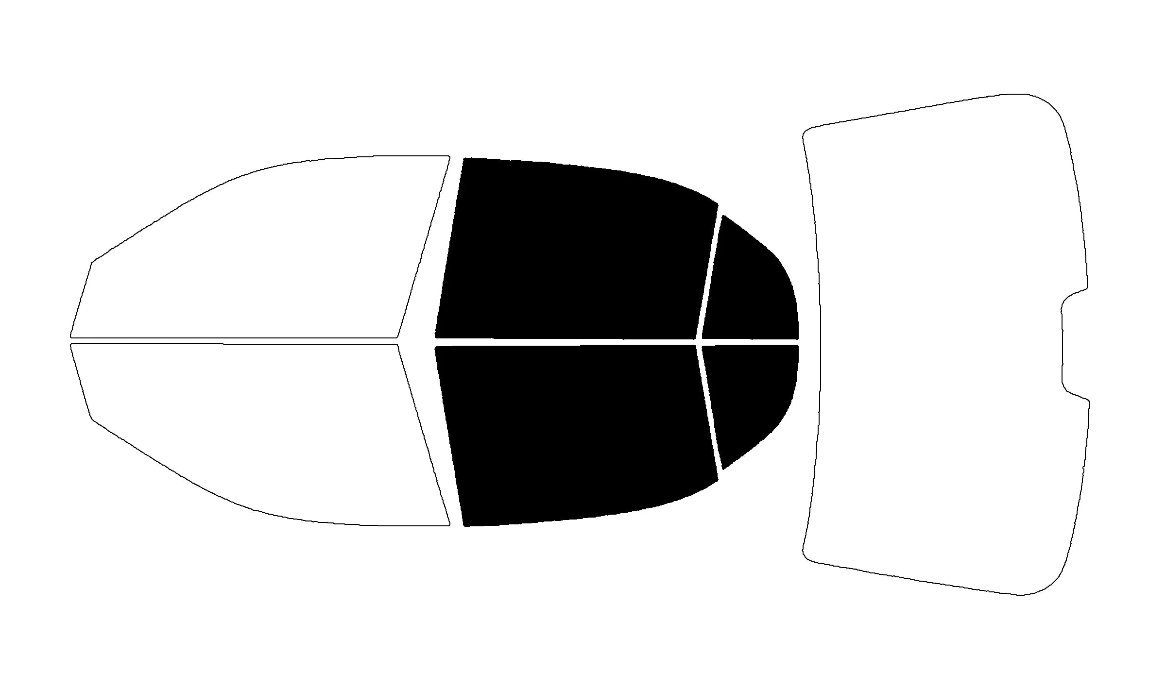 Precut Window Tint Kit for Honda Civic Sedan (2001–2005) | UV Block & Privacy Film