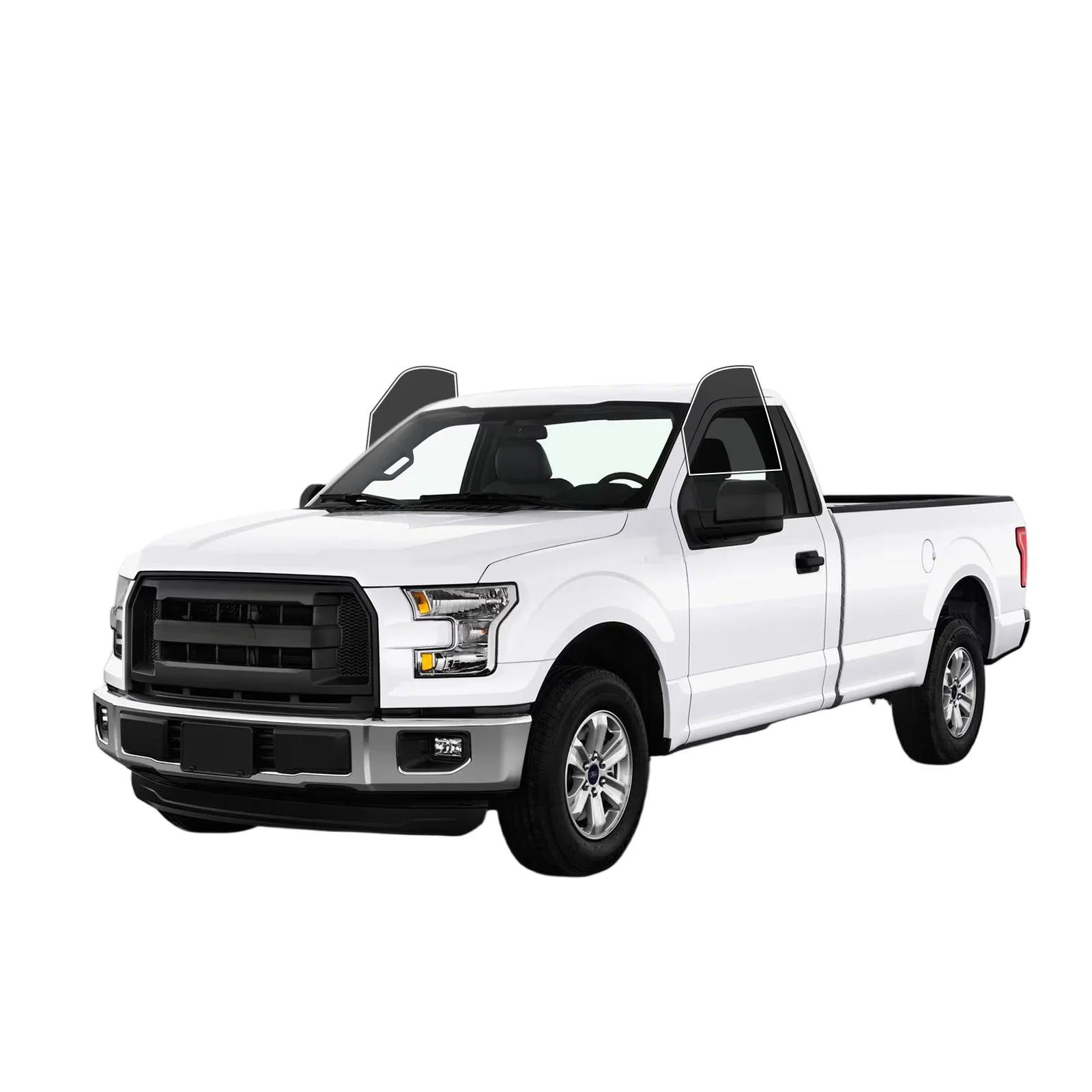 Precut Window Tint Kit for Ford F-150 Regular Cab (2015–2020) | UV Block & Privacy Film