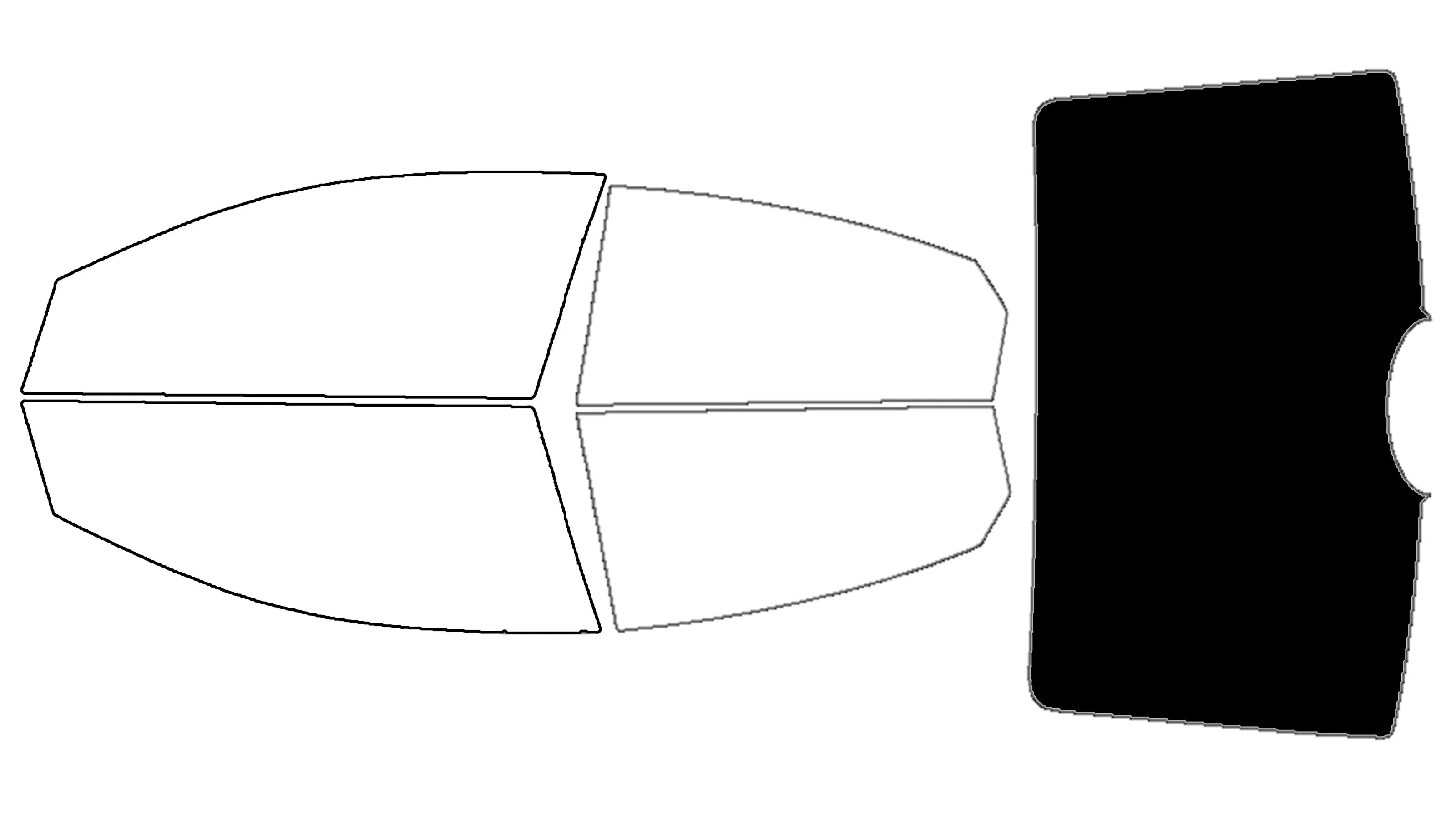Precut Window Tint Kit for Hyundai Accent Sedan (1995–2023) | UV Block & Privacy Film