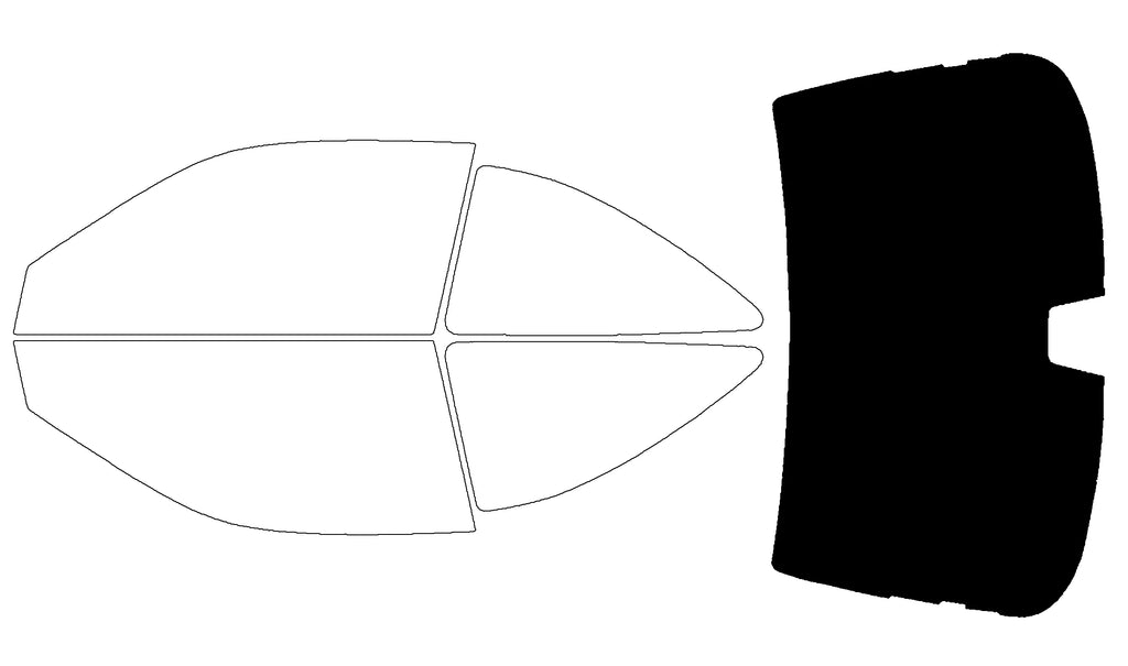 Precut Window Tint Kit for Honda Civic Coupe (2001–2005) | UV Block & Privacy Film