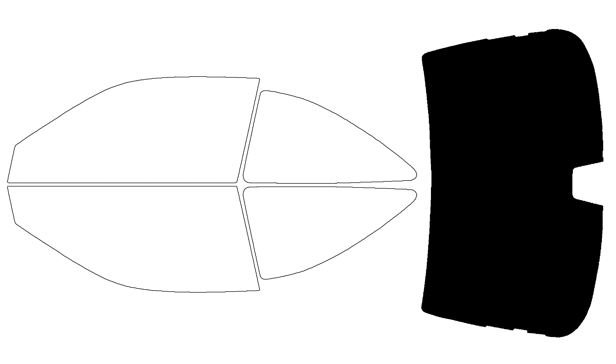 Precut Window Tint Kit for Honda Civic Coupe (1996–2000) | UV Block & Privacy Film