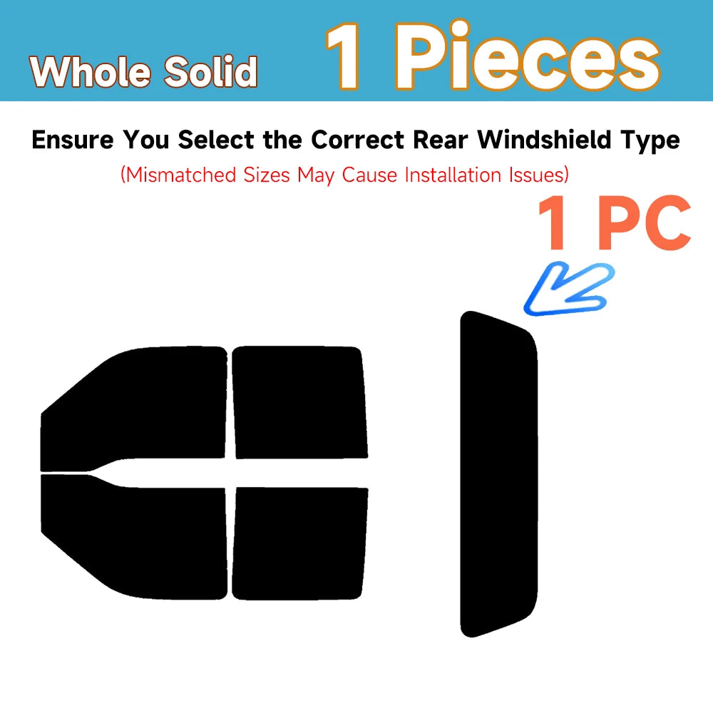Precut Window Tint Kit for Ford F-250 / F-350 Crew Cab (2013–2016) | UV Block & Privacy Film
